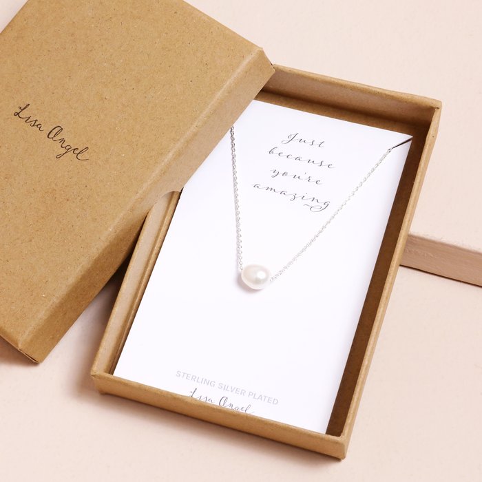 Just Because You're Amazing Pearl Necklace | Moonpig